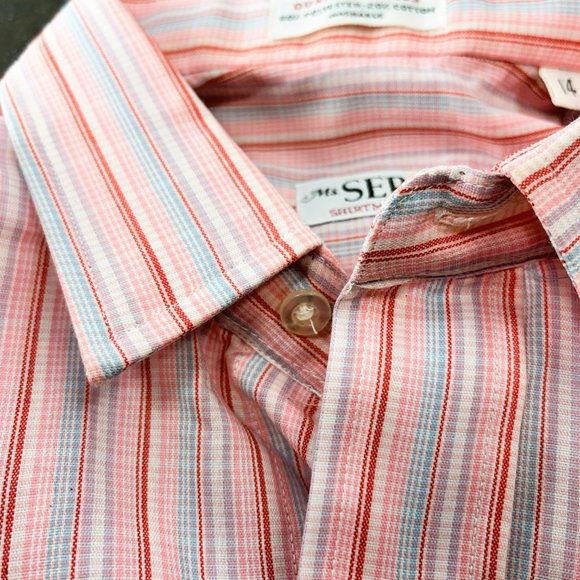 Vintage Ms. SERO Deadstock Women's Long Sleeve Blouse Shirt Deadstock Retro - Picture 6 of 8